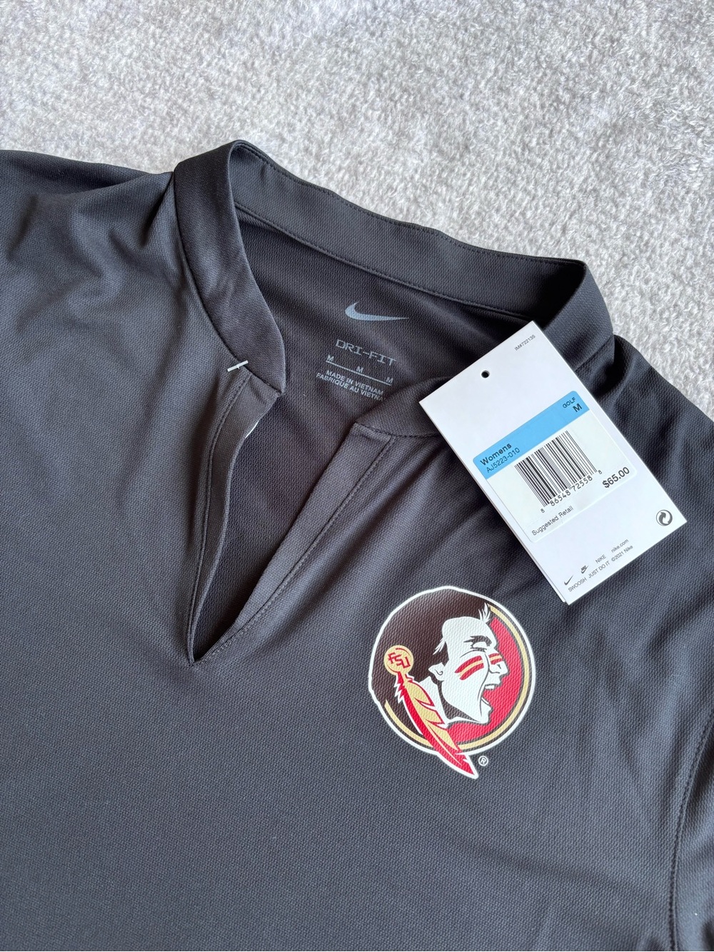 Nike Golf Dri-FIT Florida State Seminoles Women's Polo Shirt NWT